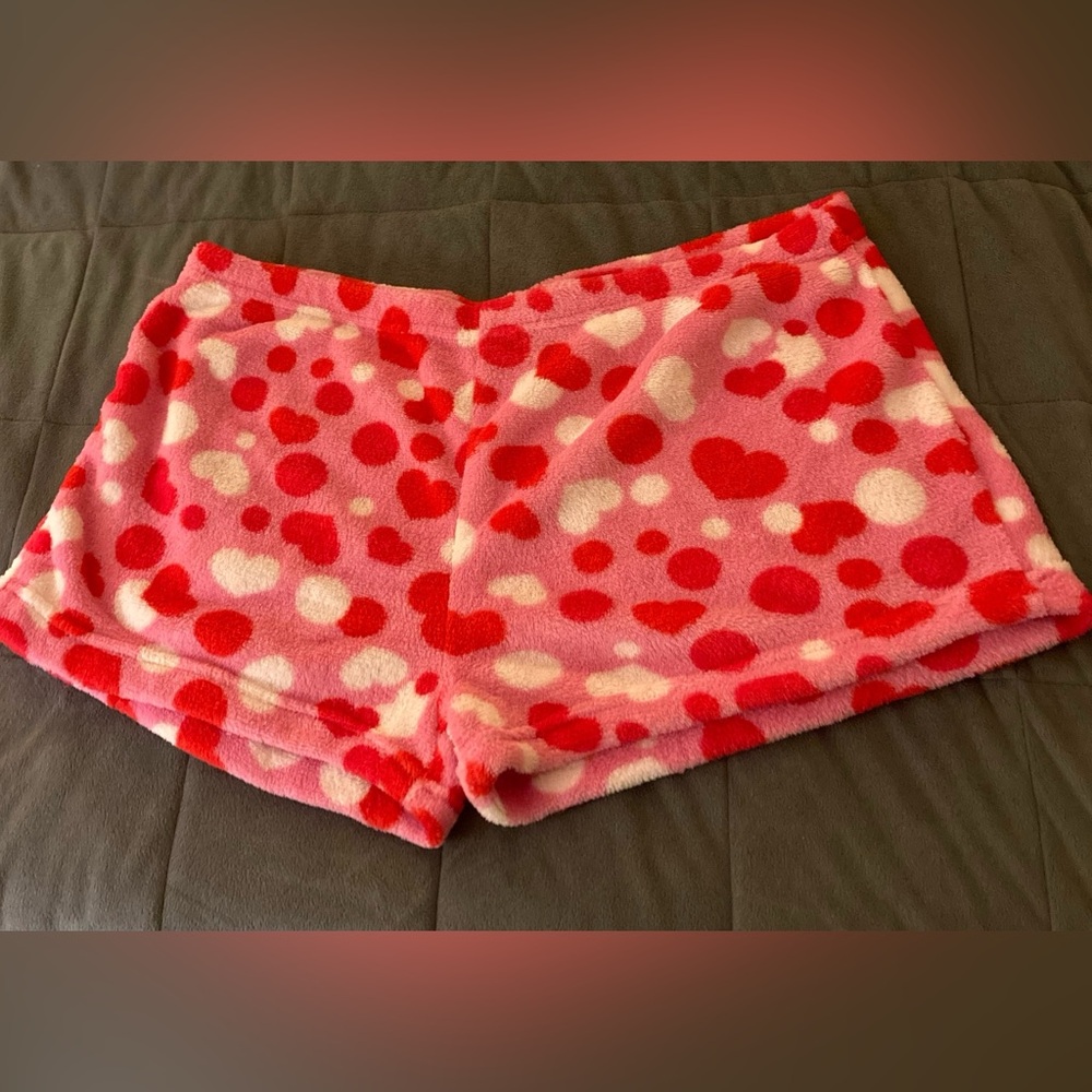 Fancy Girlz fuzzy sleep shorts